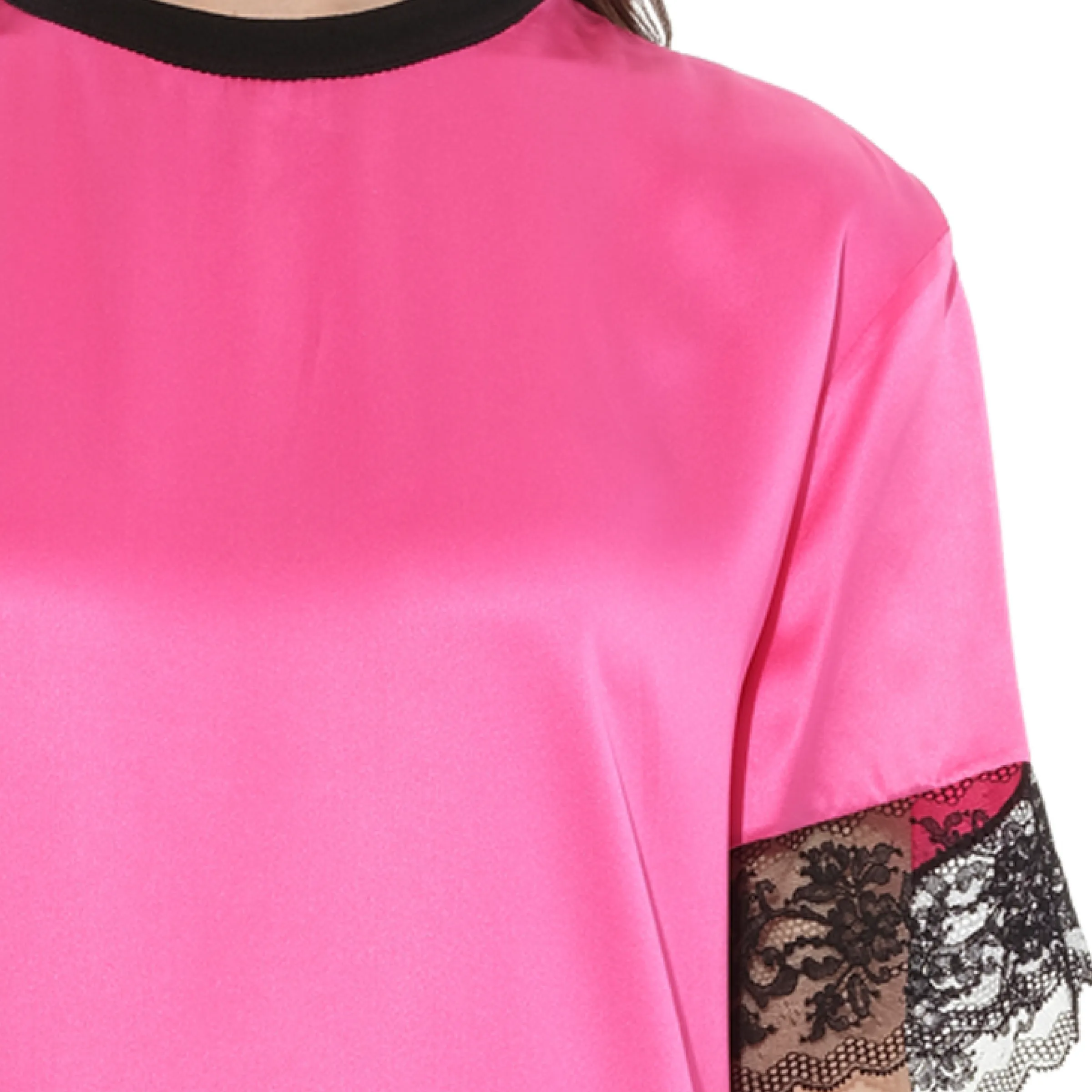 Silk Dress in Fushia sold by MARAIS product image thumbnail 3