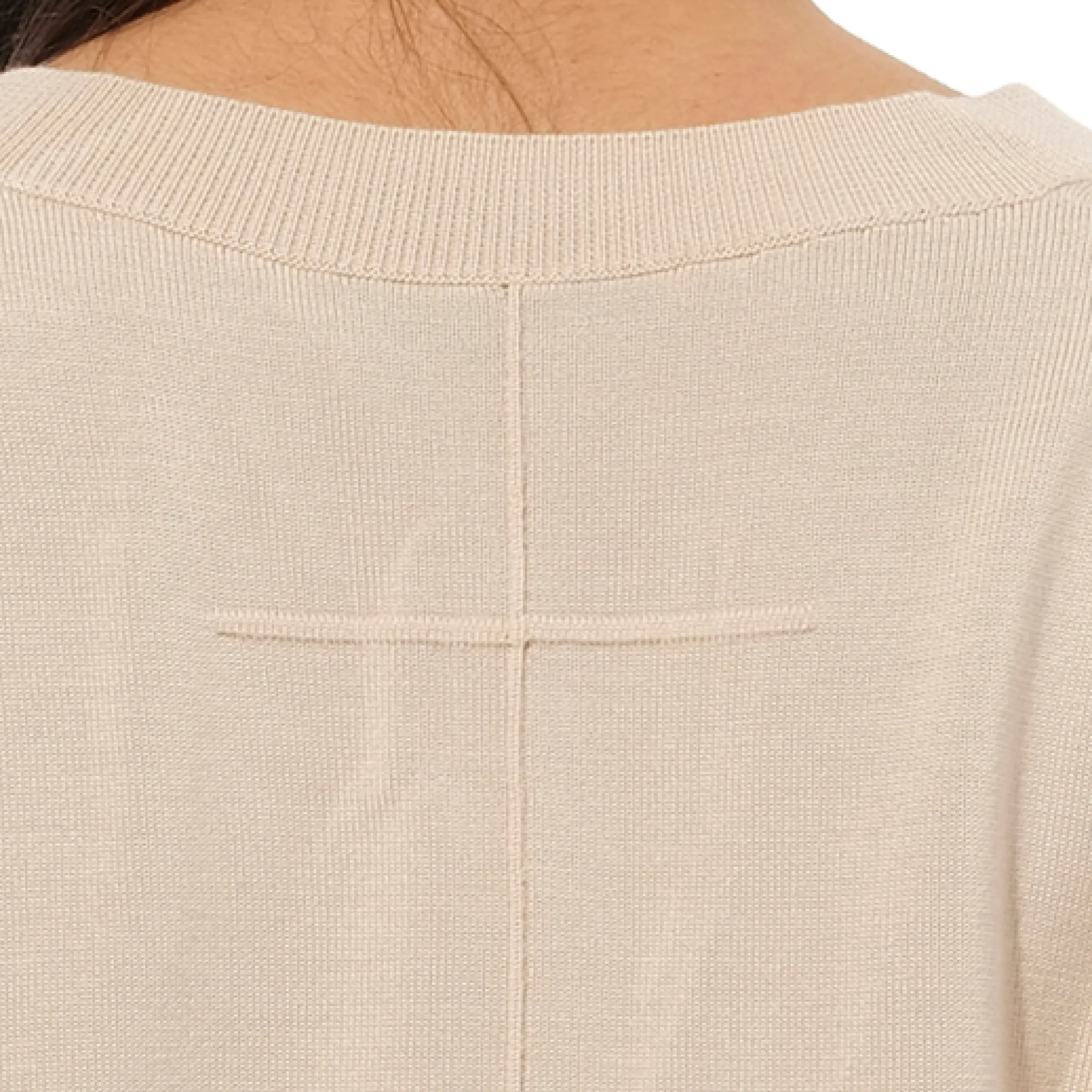 Long Sleeve Sweater in Skin sold by MARAIS product image thumbnail 3