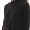 Long Sleeve Blouse in Black sold by MARAIS
