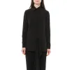 Long Sleeve Blouse in Black sold by MARAIS