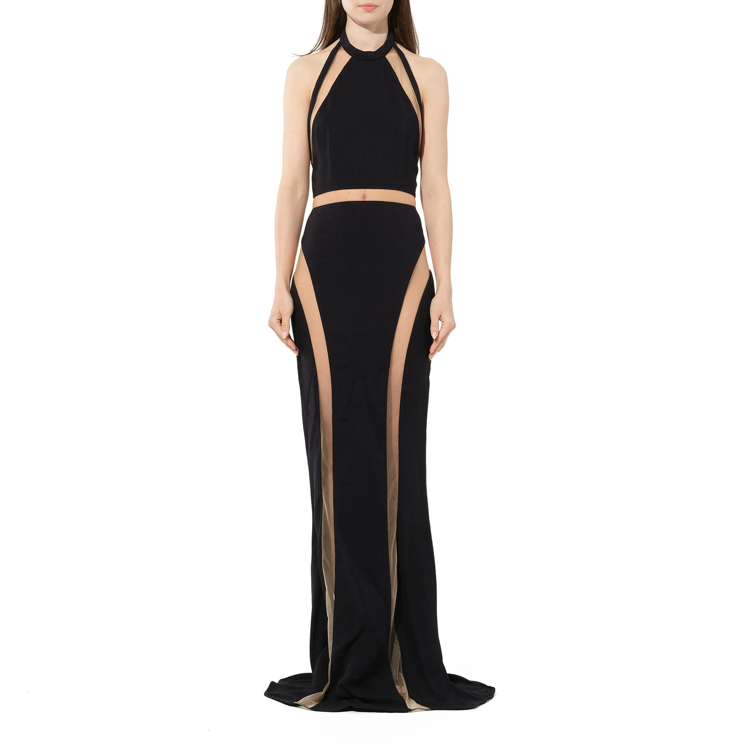 Woven Dress in Black sold by MARAIS product image thumbnail 4