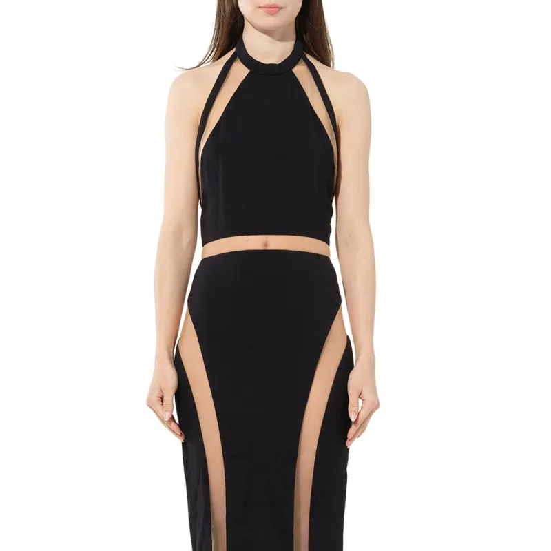 Woven Dress in Black made by Balmain