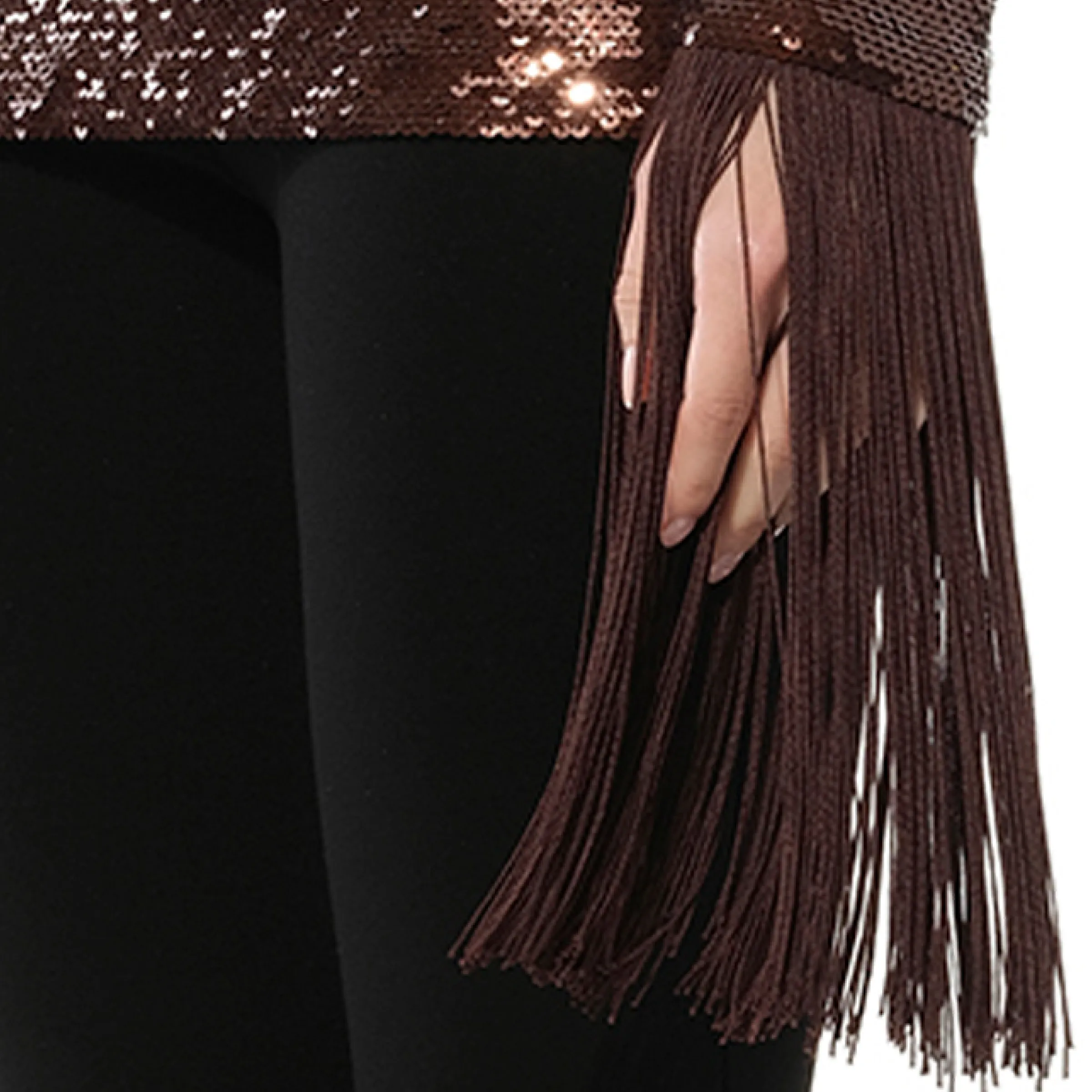 Long Sleeve Top in Maroon sold by MARAIS product image thumbnail 3