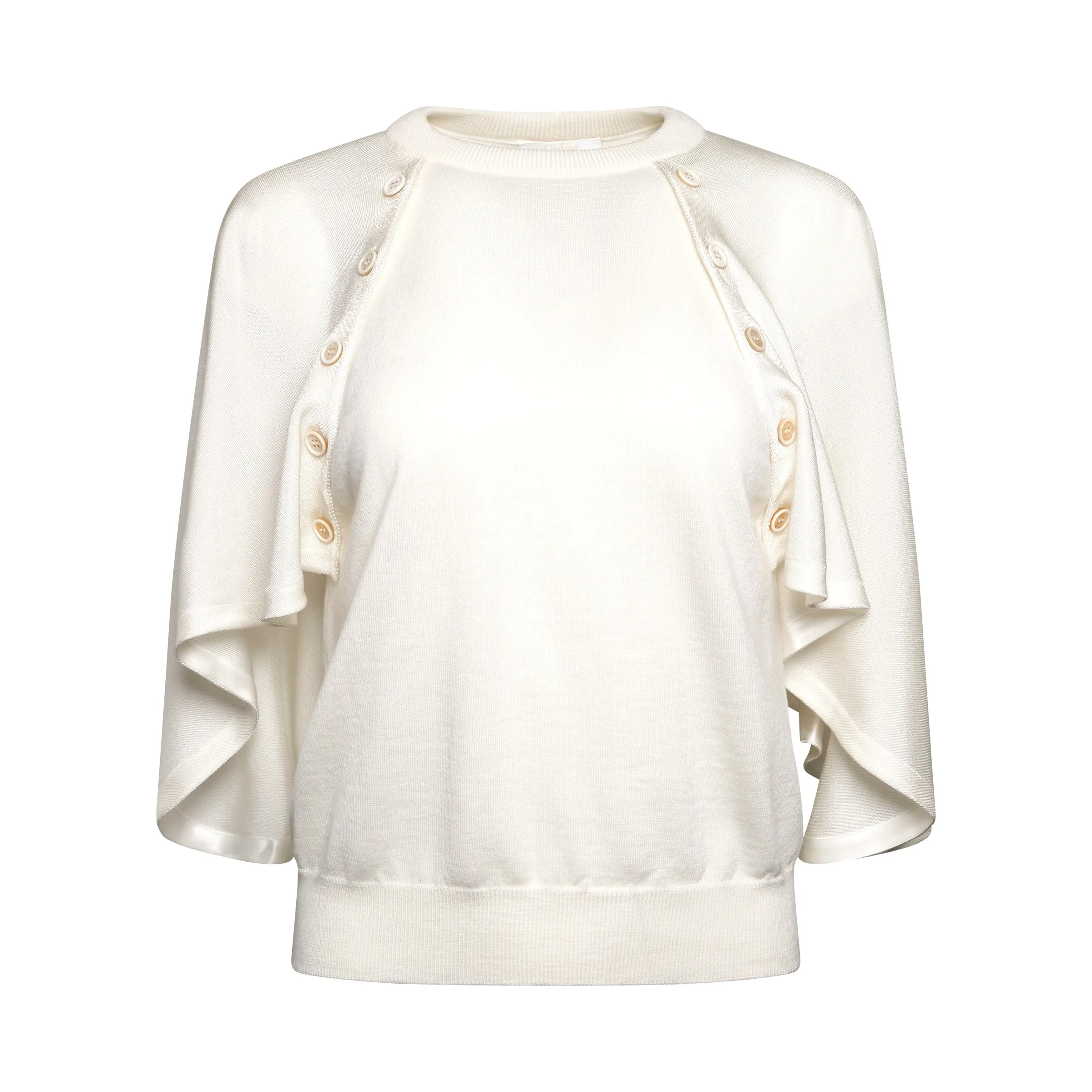 Pullover in White sold by MARAIS