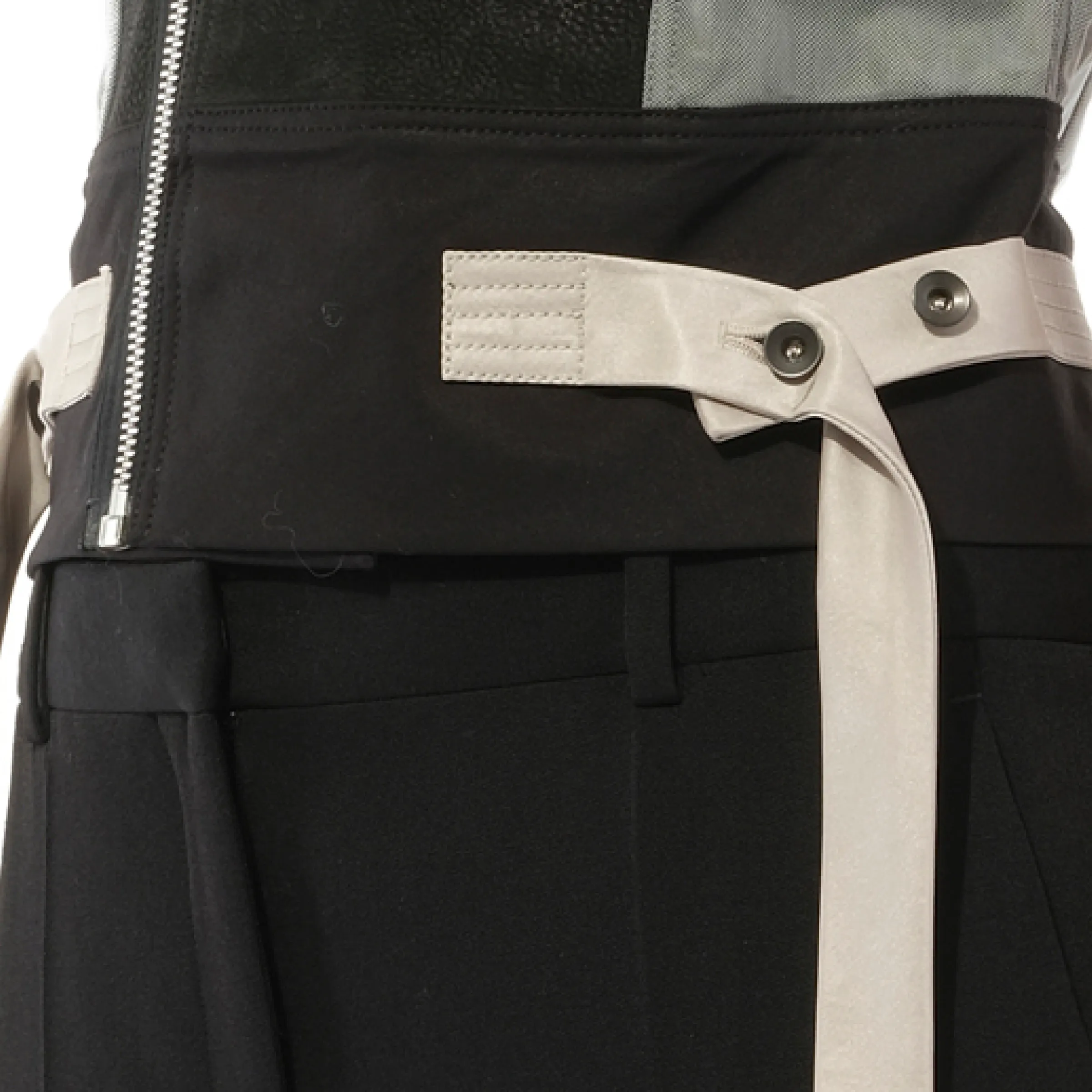 Nymph Biker Leather in Black/White sold by MARAIS product image thumbnail 3