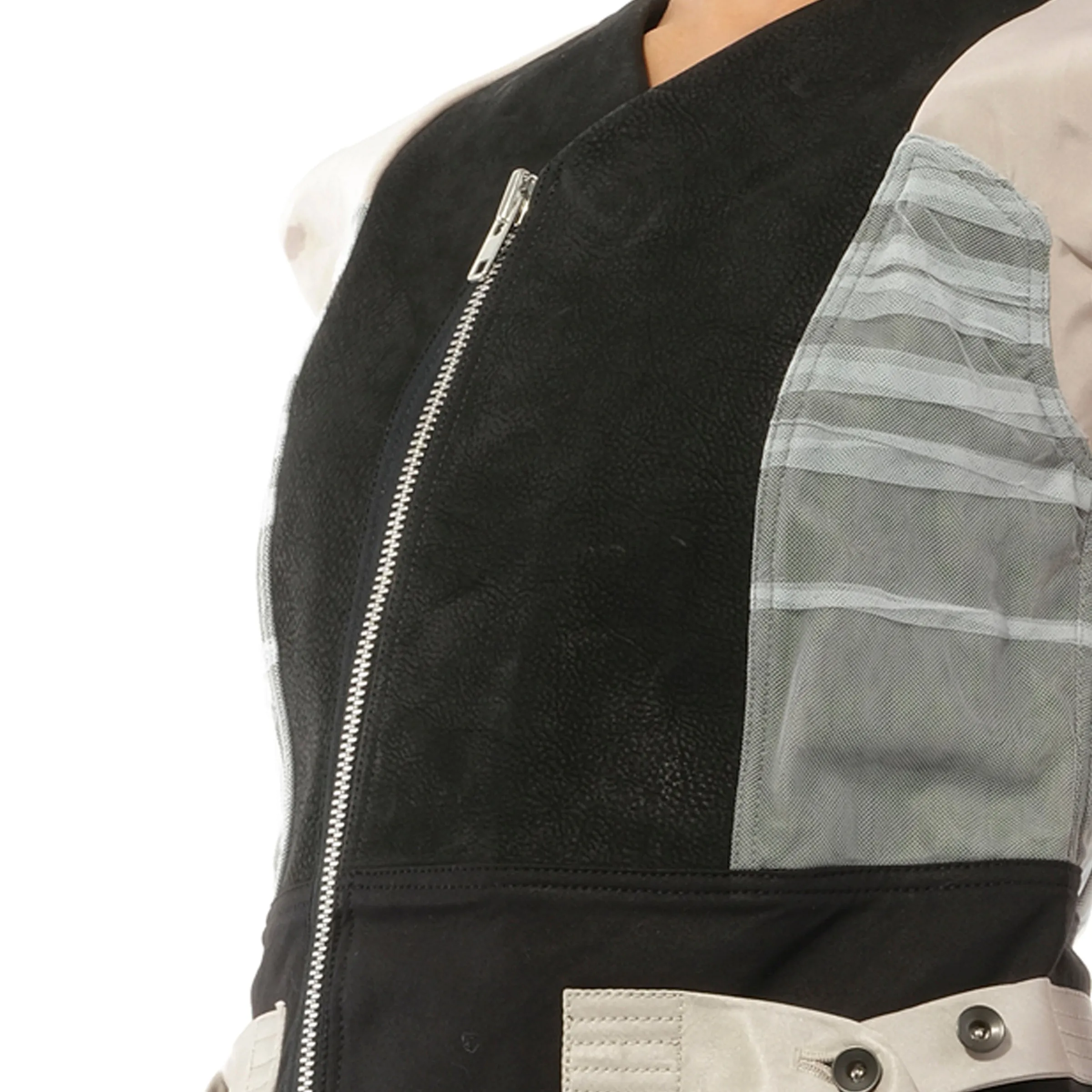 Nymph Biker Leather in Black/White sold by MARAIS product image thumbnail 2