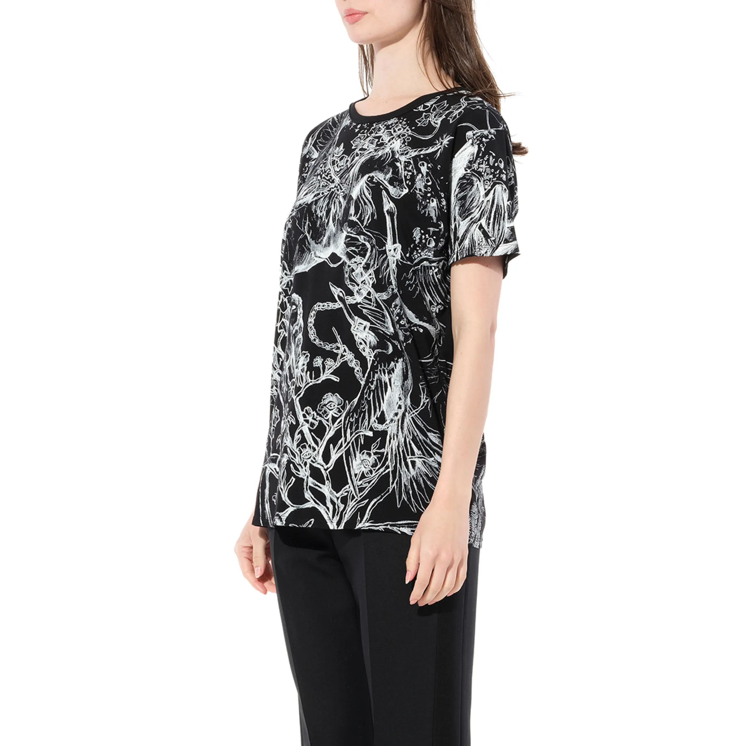 Unicorn Dreams T-Shirt in Black/White sold by MARAIS product image thumbnail 5