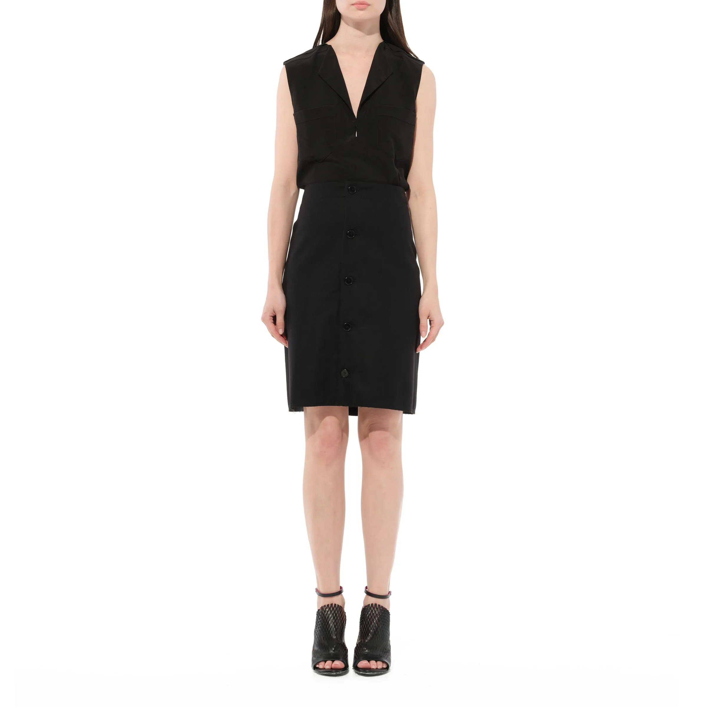 Podium Skirt in Black sold by MARAIS product image thumbnail 4