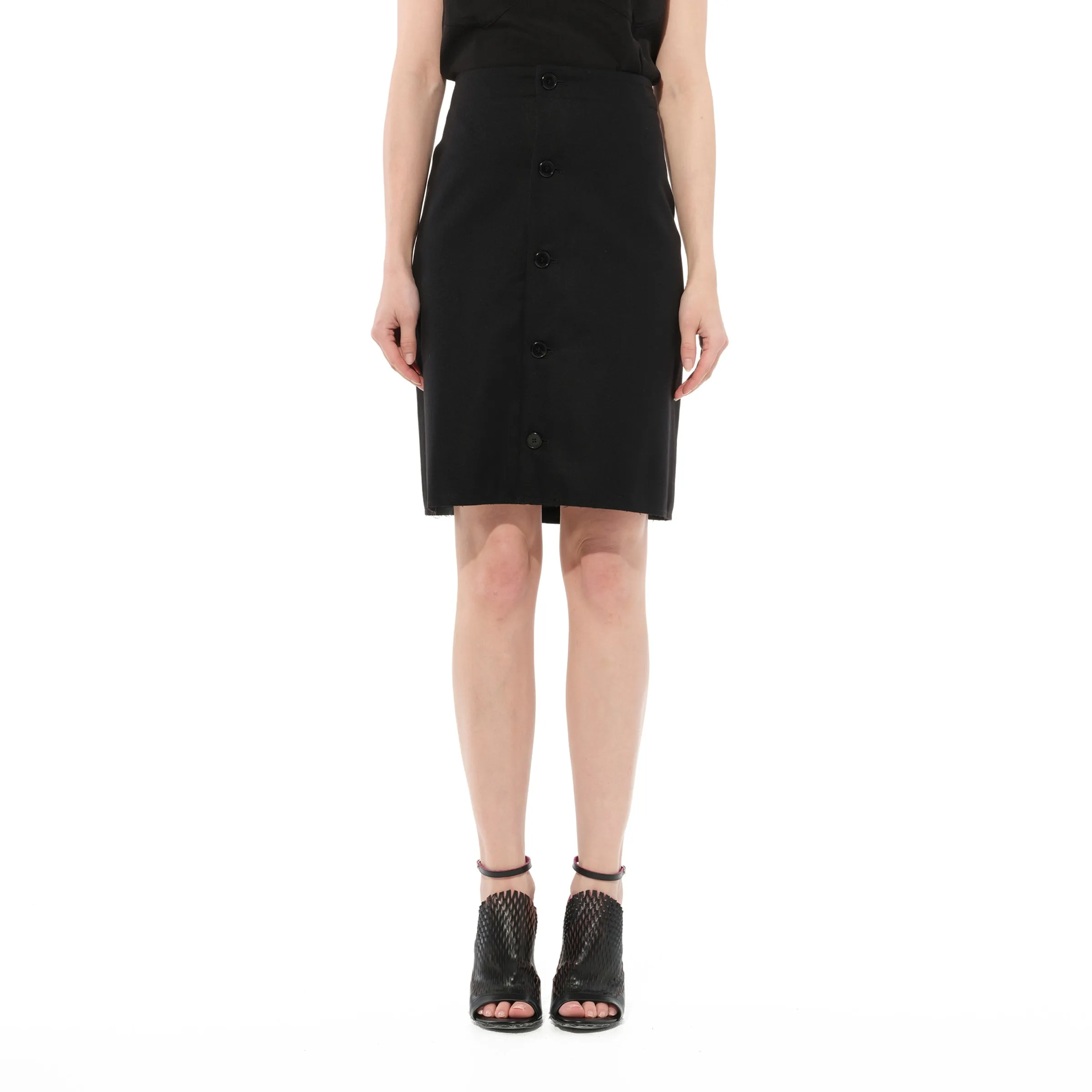 Podium Skirt in Black sold by MARAIS