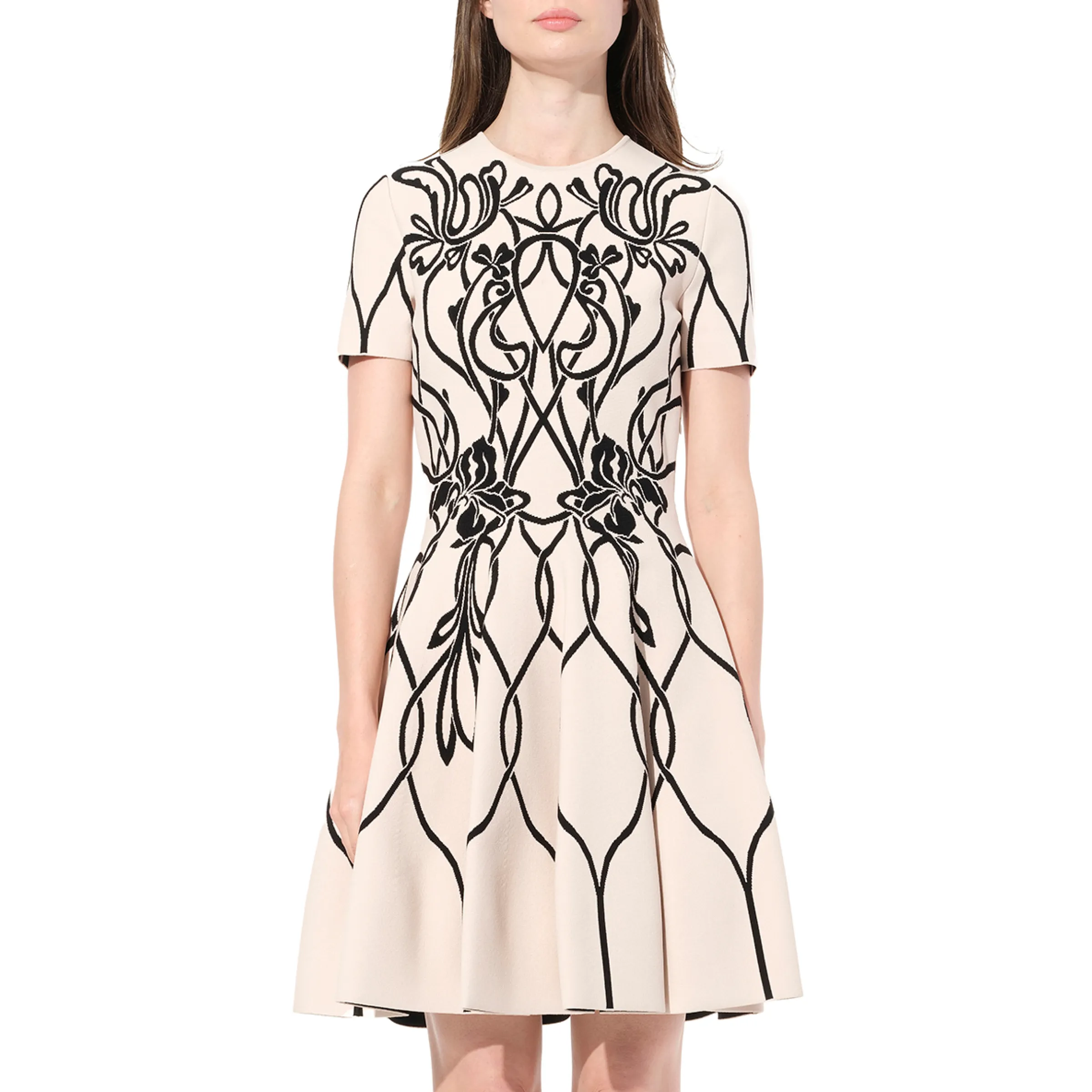 Volume Mini Dress in Black sold by MARAIS