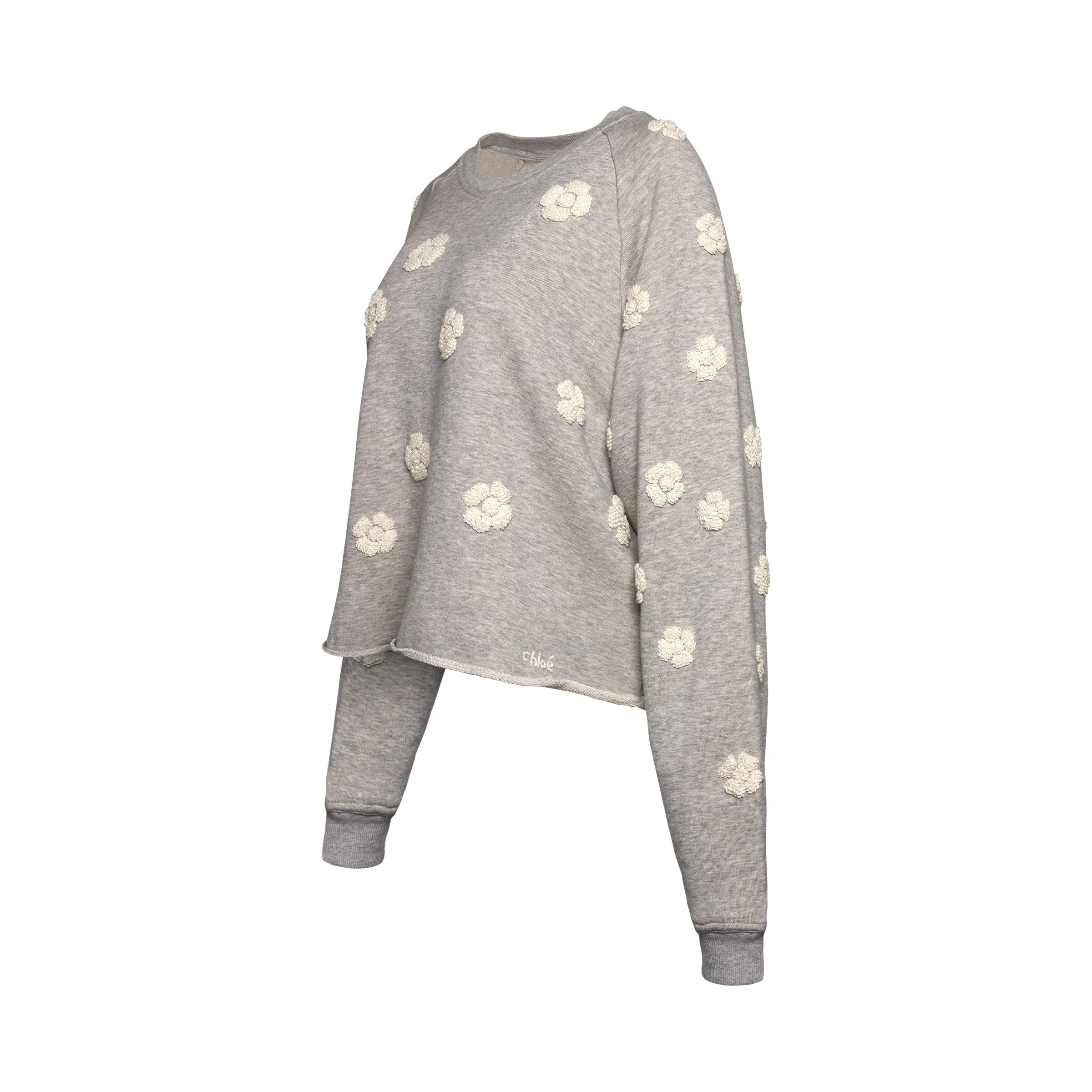 Sweatshirt with Flowers in Grey sold by MARAIS product image thumbnail 2