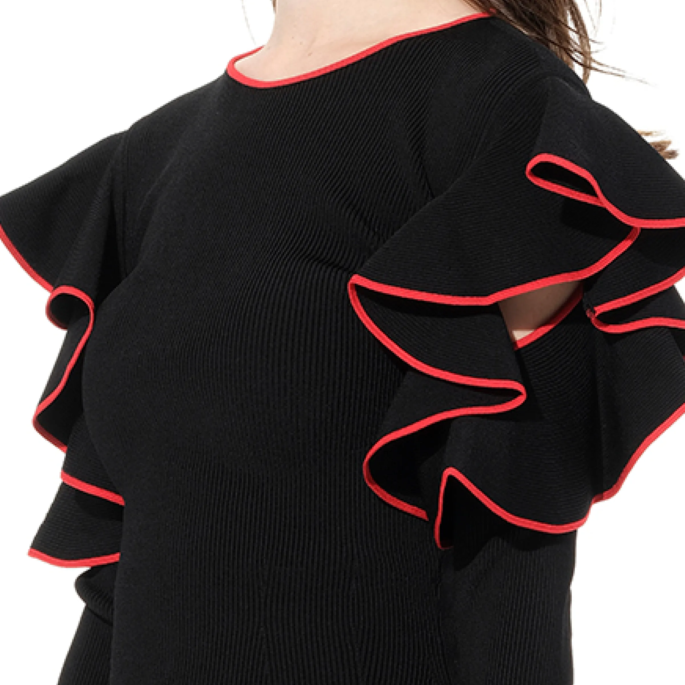 Longsleeve Knitwear in Black sold by MARAIS product image thumbnail 3