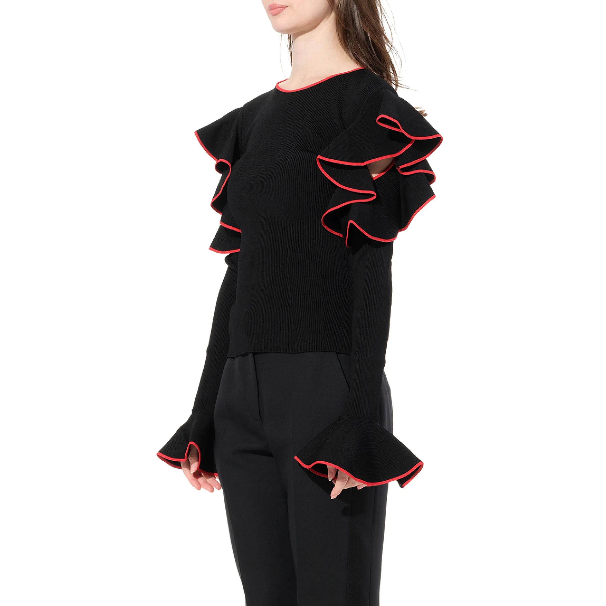 Longsleeve Knitwear in Black sold by MARAIS product image thumbnail 5