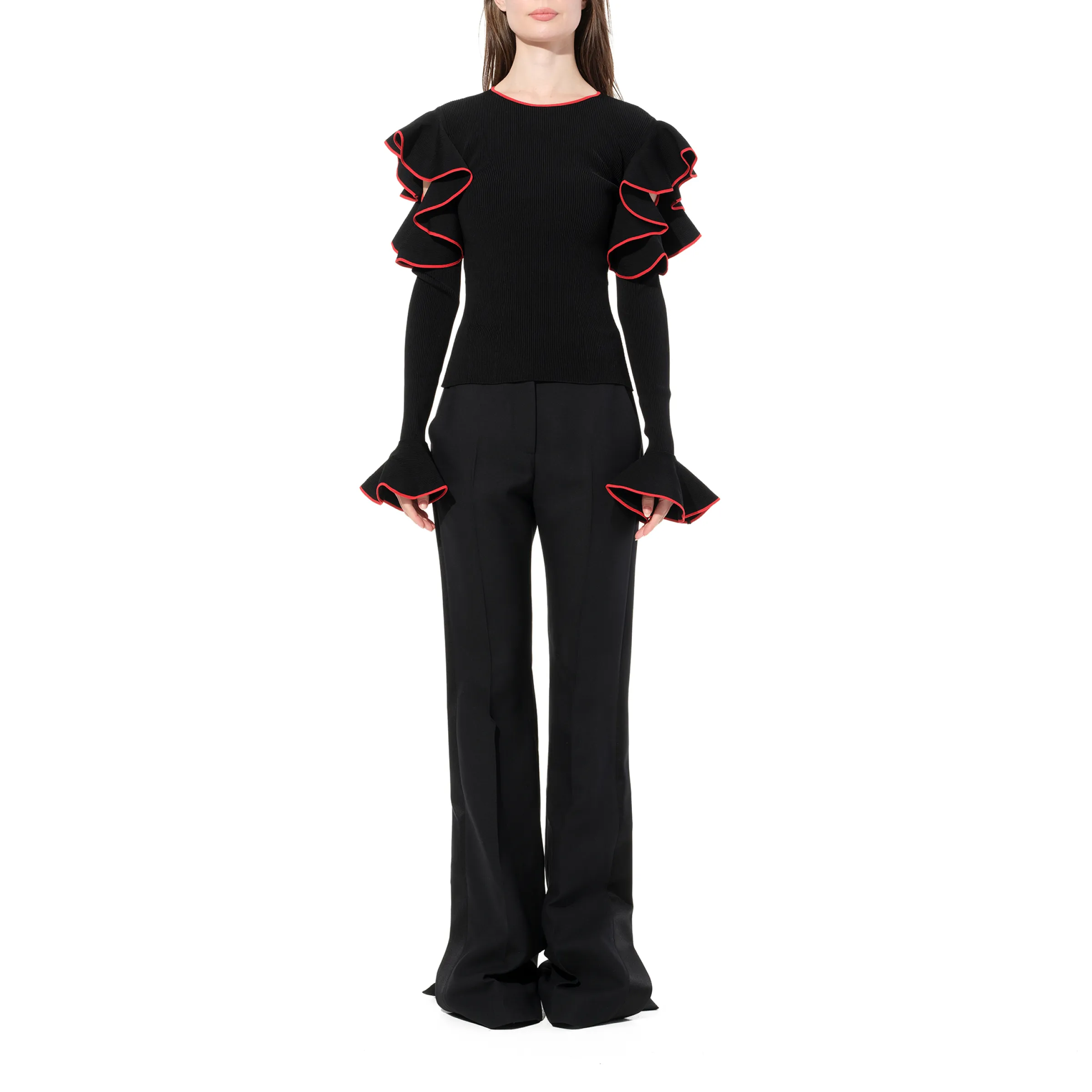 Longsleeve Knitwear in Black sold by MARAIS product image thumbnail 4