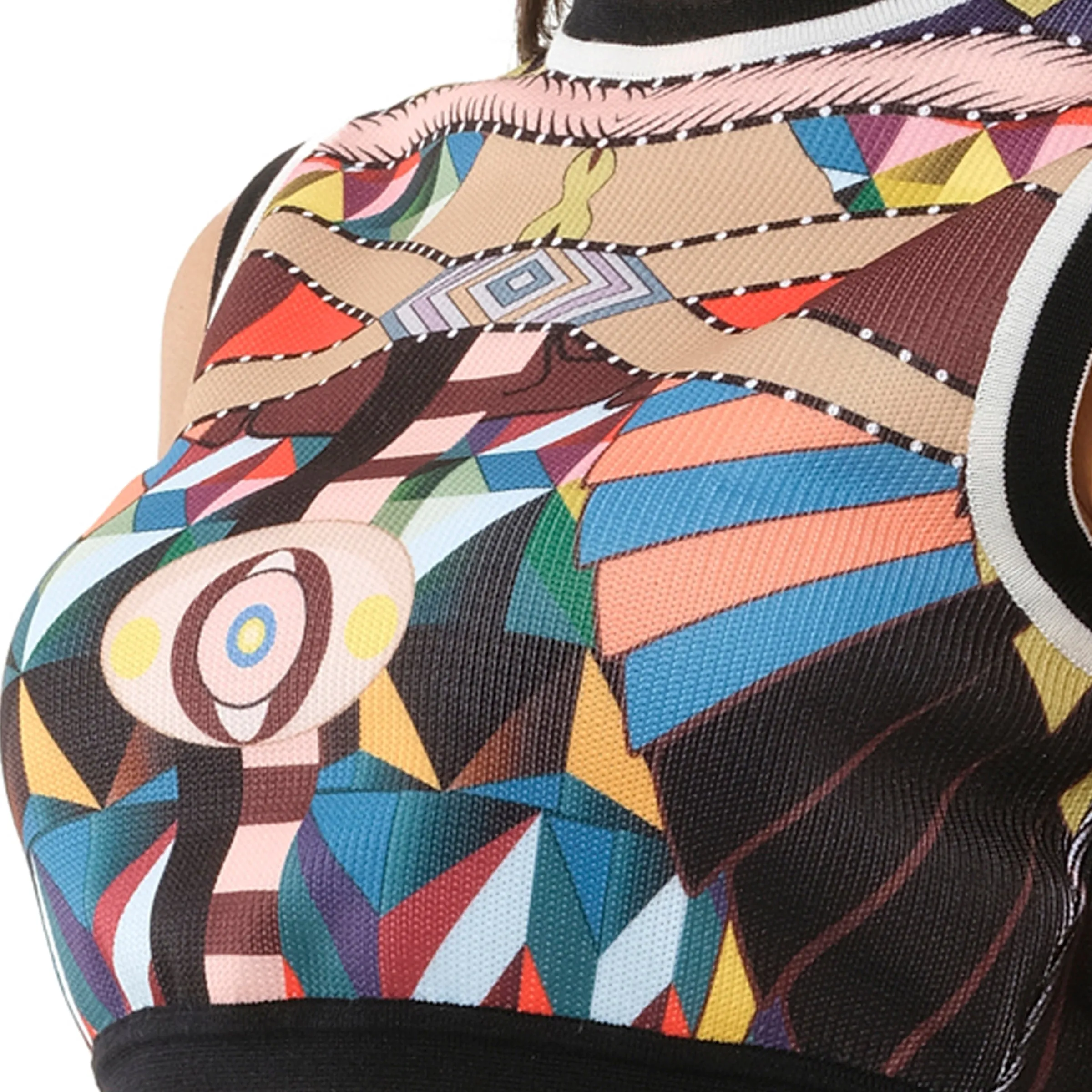 Sleeveless Top in Multicolour sold by MARAIS product image thumbnail 2