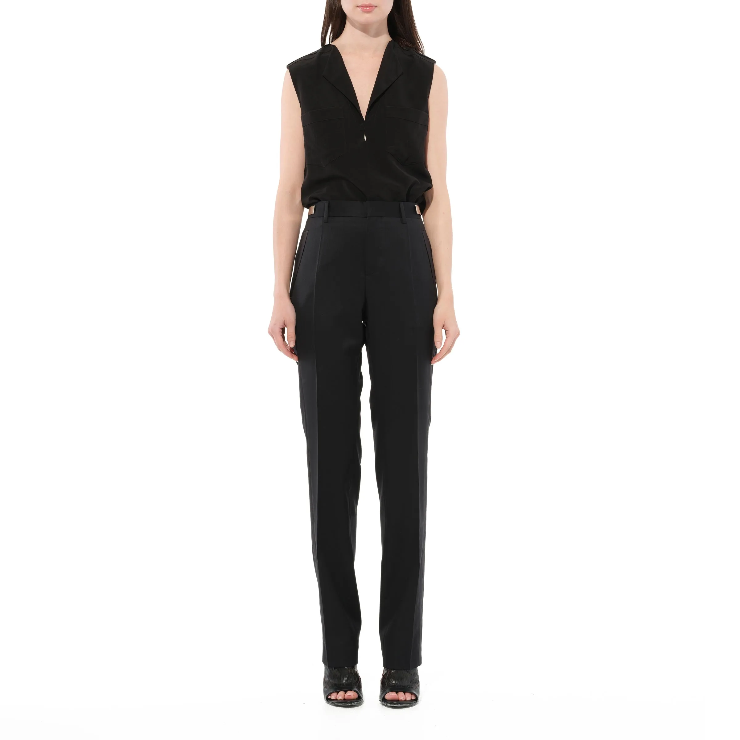 Trousers in Black sold by MARAIS product image thumbnail 4