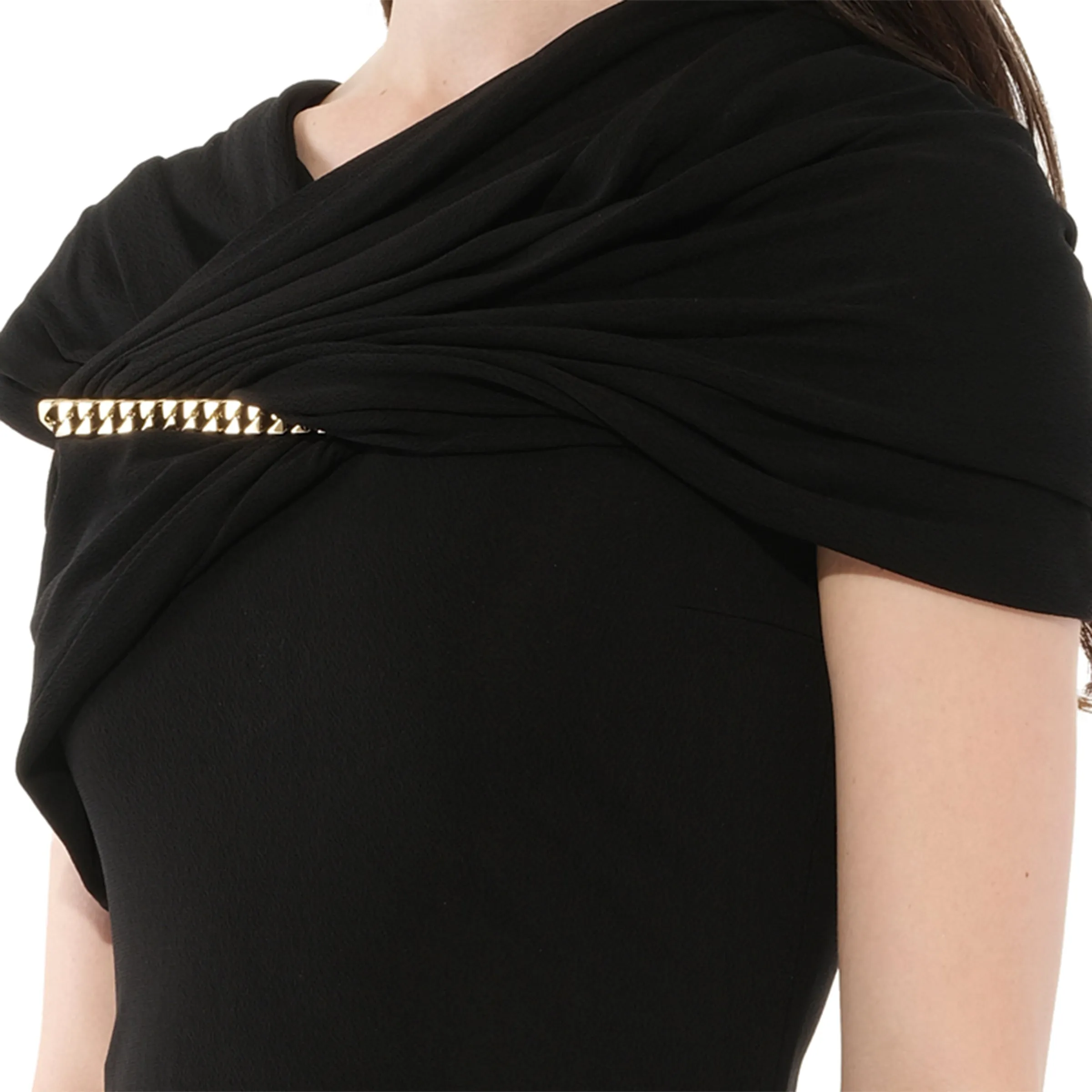 Chain Dress in Black sold by MARAIS product image thumbnail 2