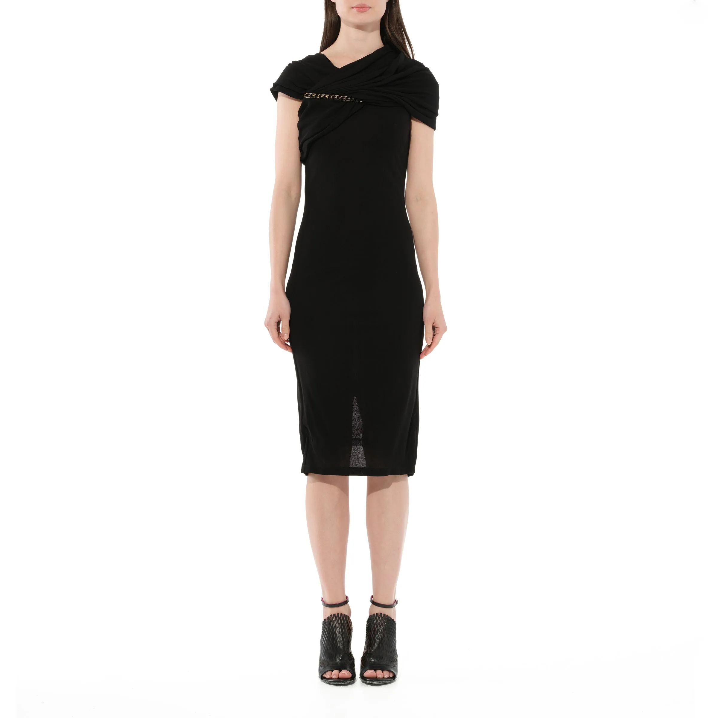 Chain Dress in Black sold by MARAIS product image thumbnail 4