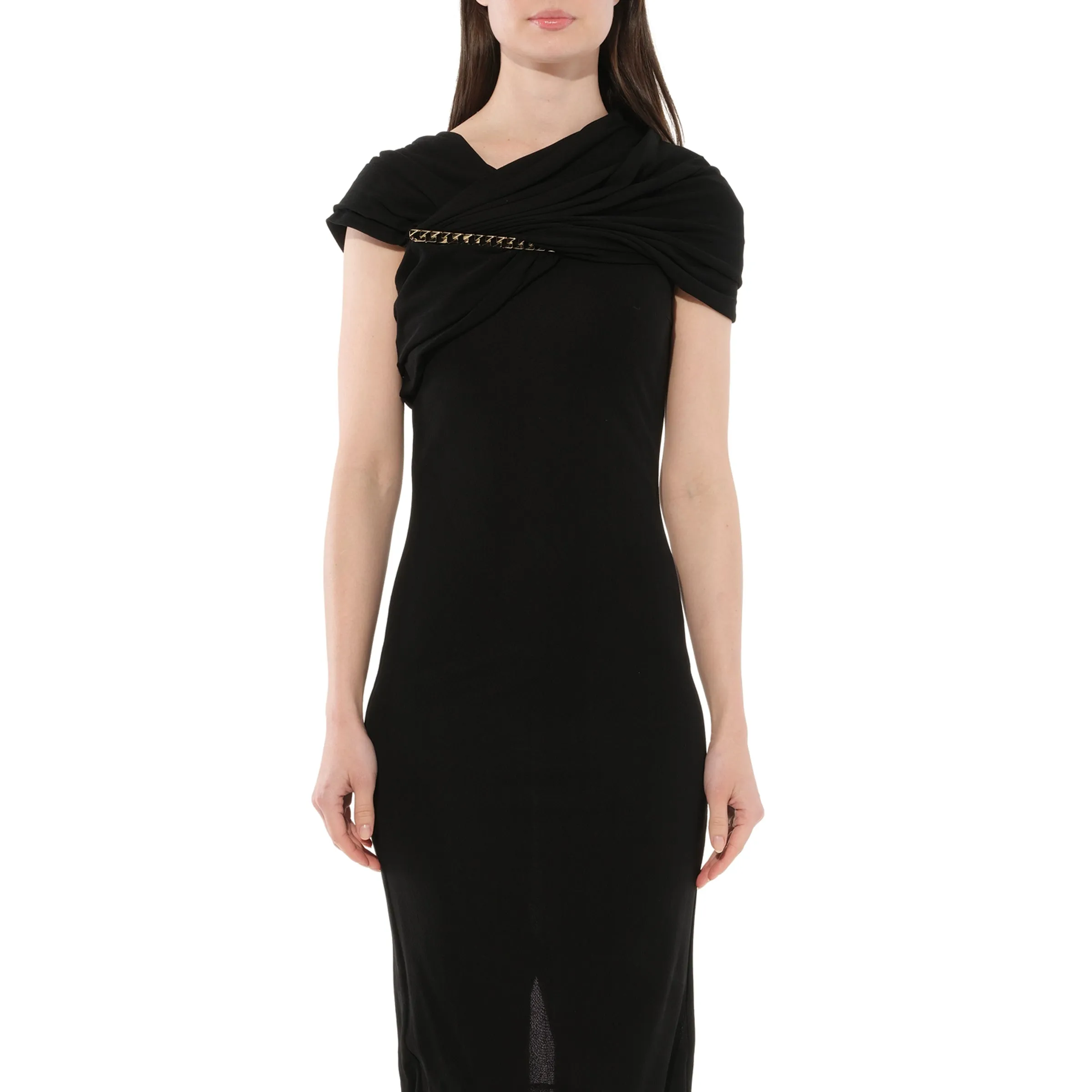 Chain Dress in Black sold by MARAIS