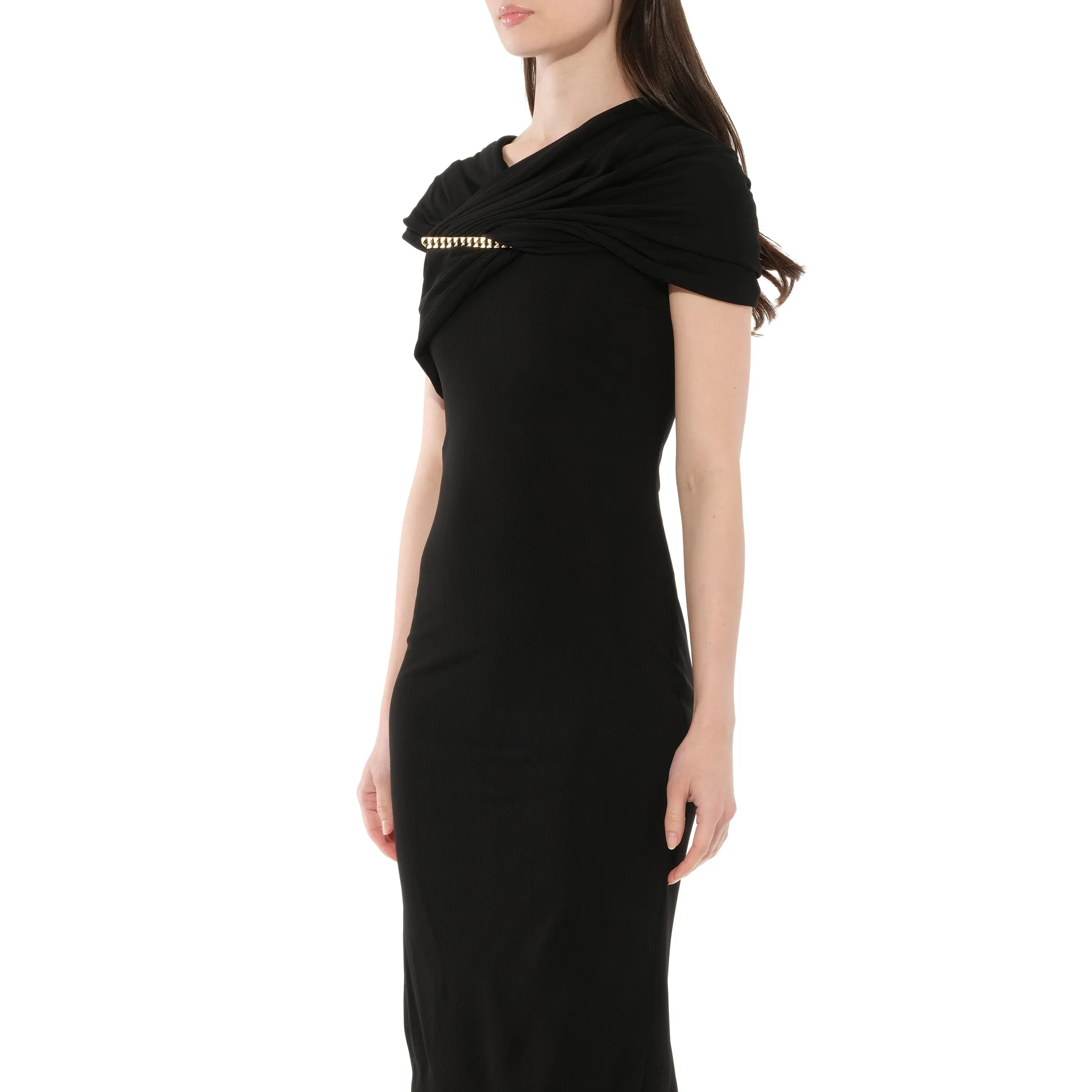 Chain Dress in Black sold by MARAIS product image thumbnail 5