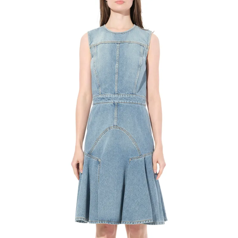 Abito Denim Dress in Blue sold by MARAIS
