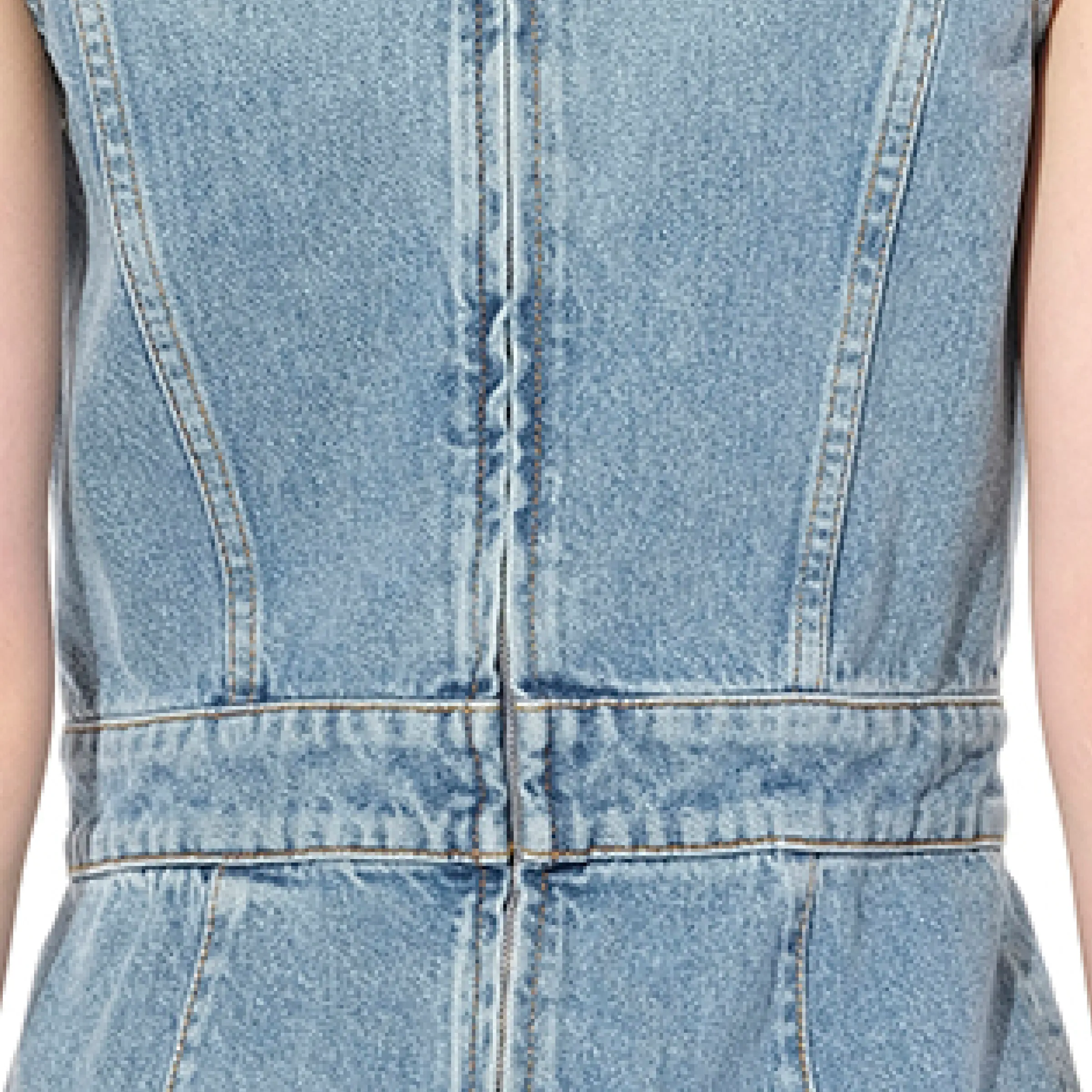 Abito Denim Dress in Blue sold by MARAIS product image thumbnail 3