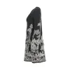 Long Print Sweater in Grey/White sold by MARAIS