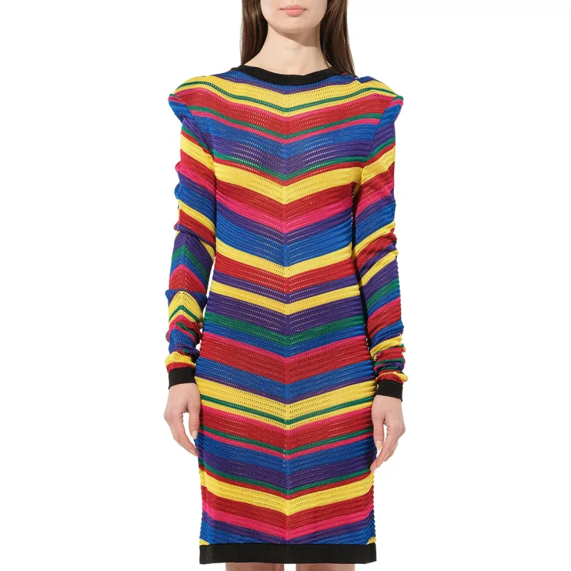 Knit Dress in Multicolor made by Balmain