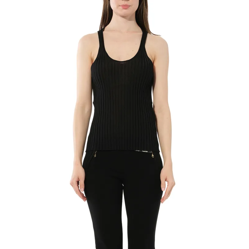 Sleeveless Top in Black sold by MARAIS