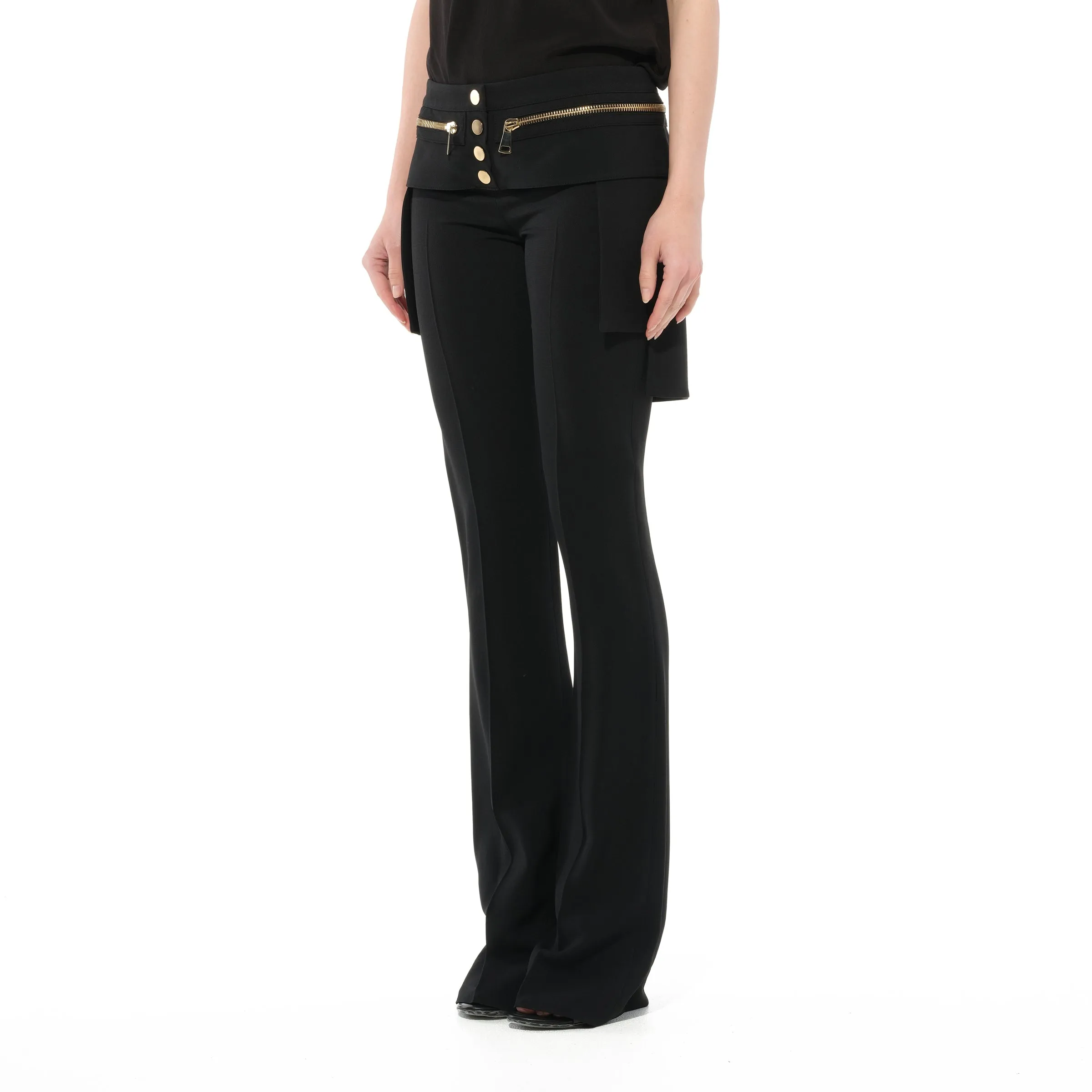 Wait Zip Pants in Black sold by MARAIS product image thumbnail 5