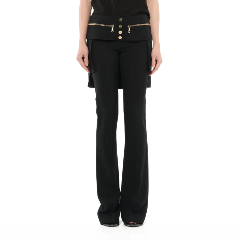 Wait Zip Pants in Black sold by MARAIS