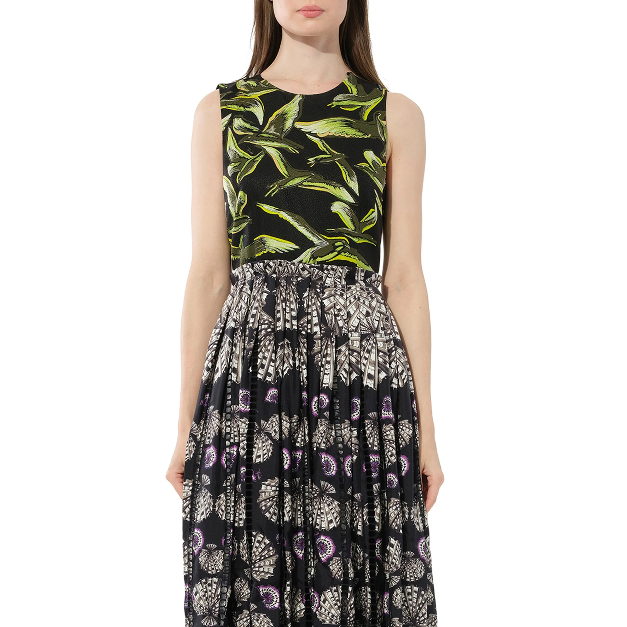 Dress in Double Print sold by MARAIS