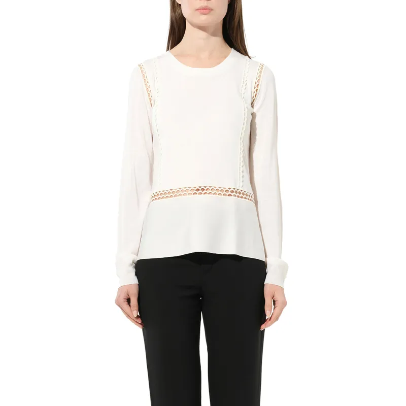 Pullover Sweater in Milk sold by MARAIS