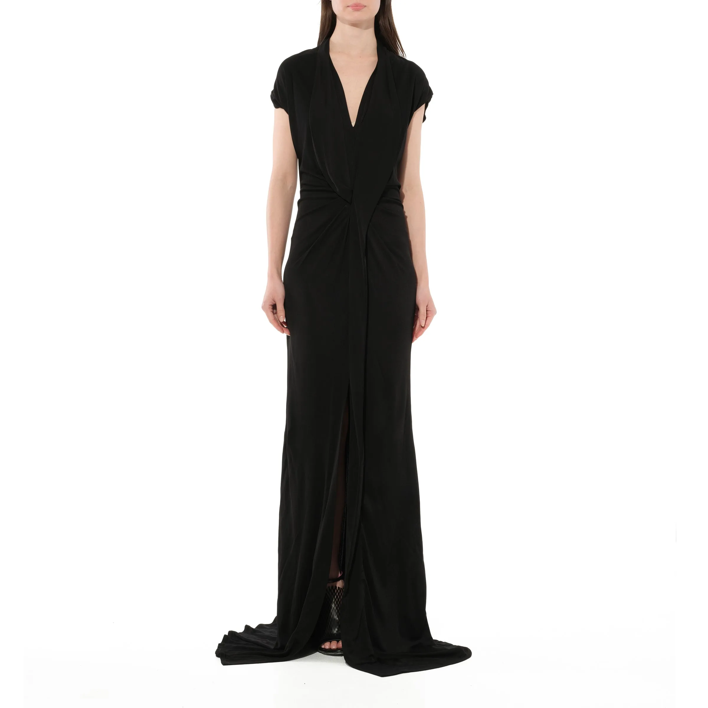 Podium Long Dress in Black sold by MARAIS product image thumbnail 4