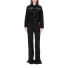 Washed Denim Jacket in Black sold by MARAIS