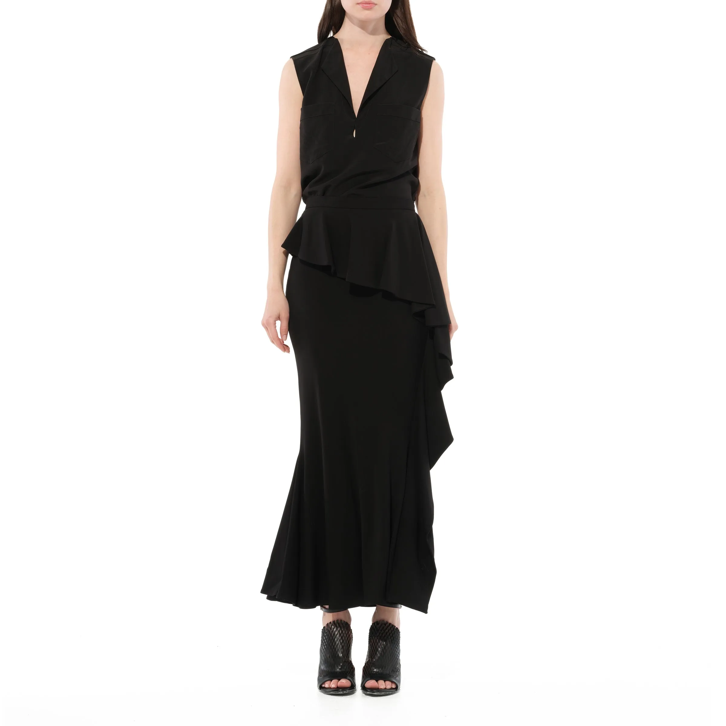 Long Skirt in Black sold by MARAIS product image thumbnail 4