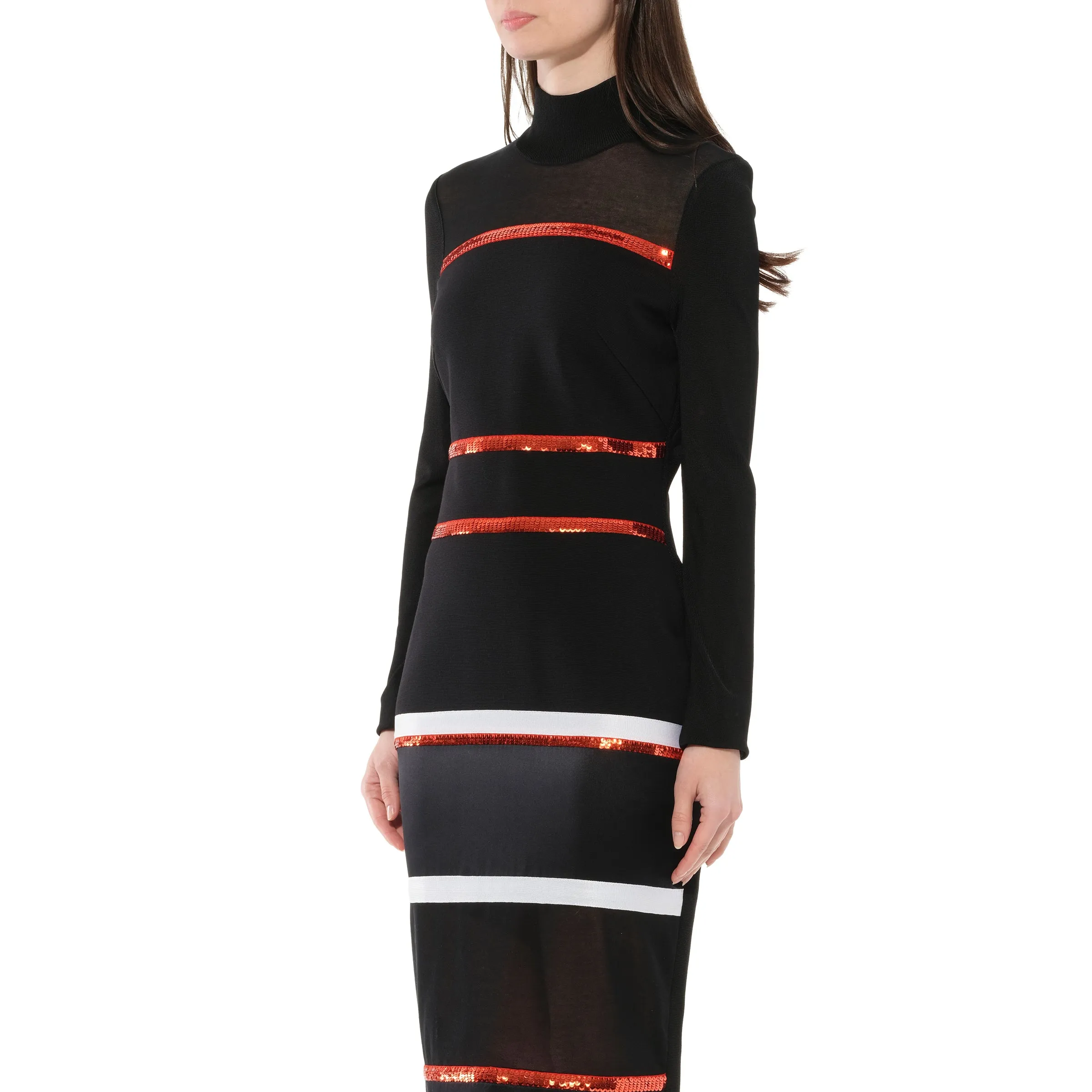 Long Dress in Black/Red/White sold by MARAIS product image thumbnail 5