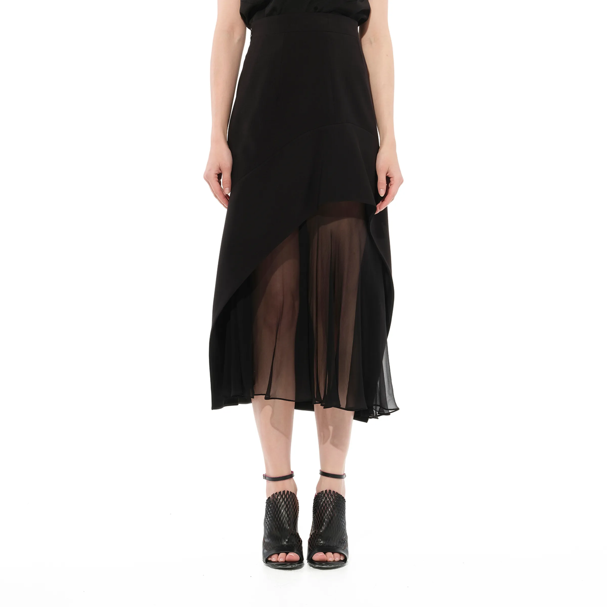 Skirt in Black sold by MARAIS
