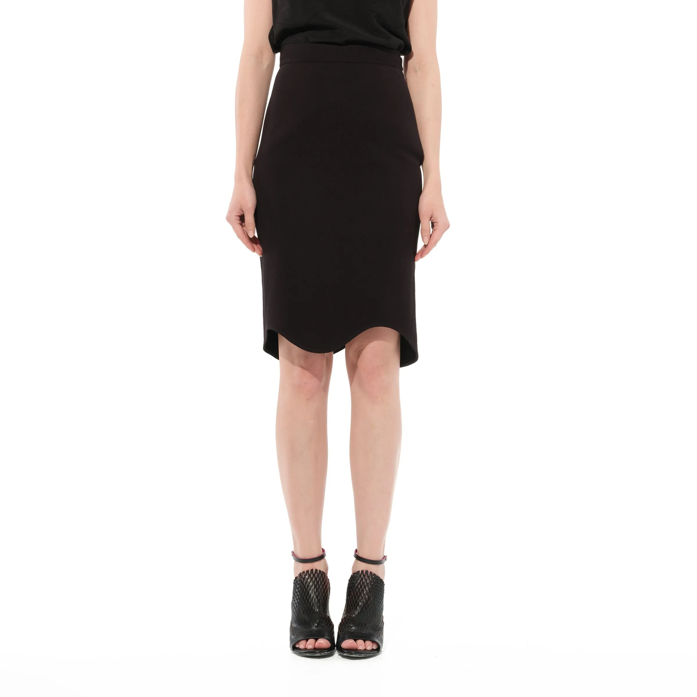 Podium Skirt in Black sold by MARAIS