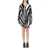 Short Dress in Black/White sold by MARAIS