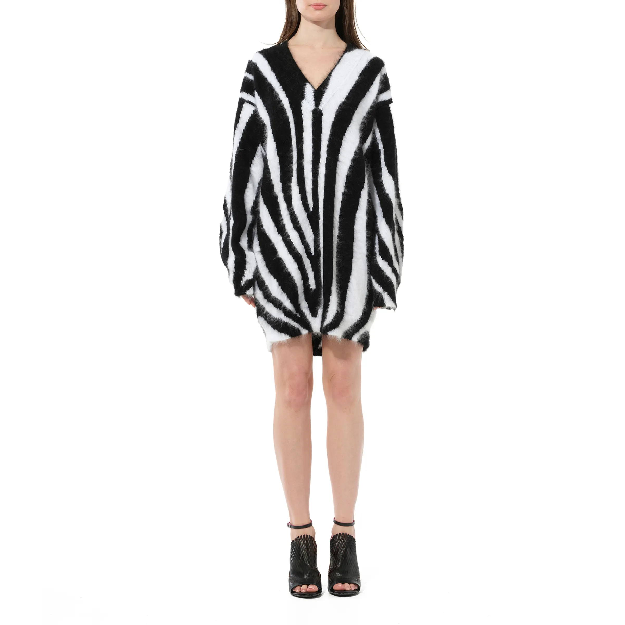 Short Dress in Black/White sold by MARAIS product image thumbnail 4
