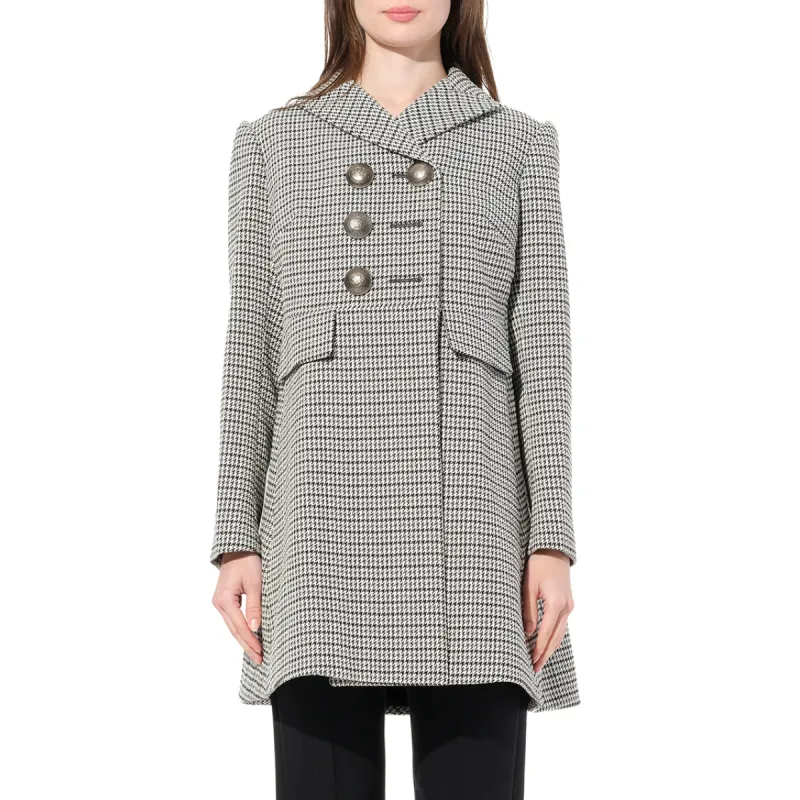 Cappotto Coat in Grey/Black sold by MARAIS