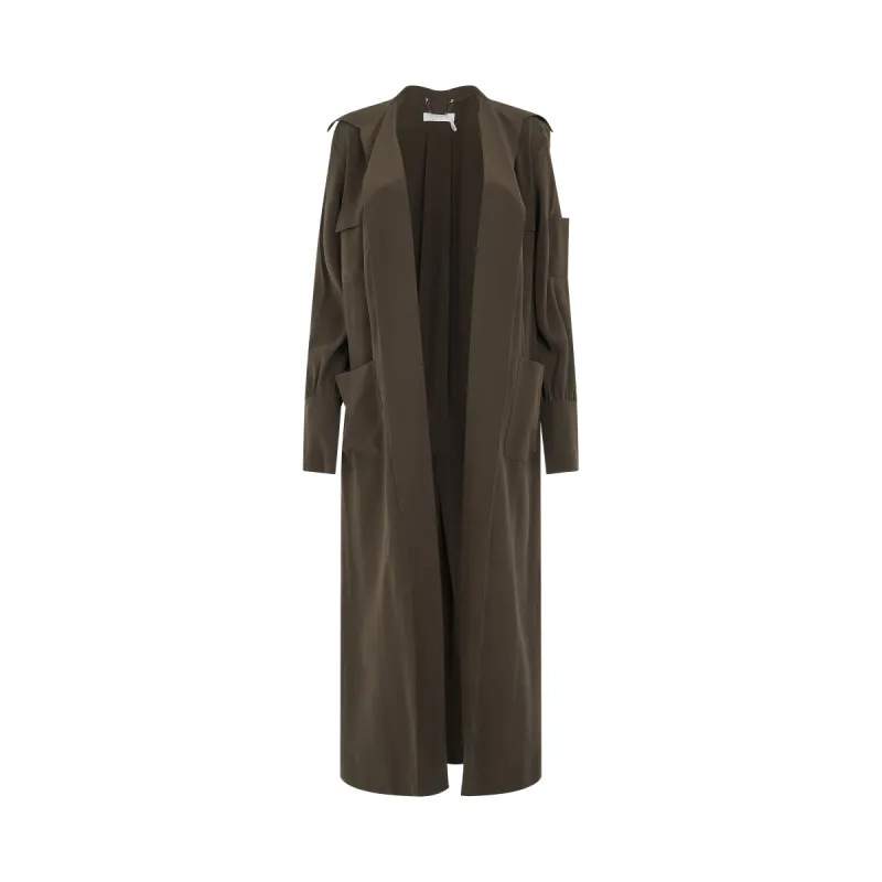 Long Coat in Brown made by Chloe