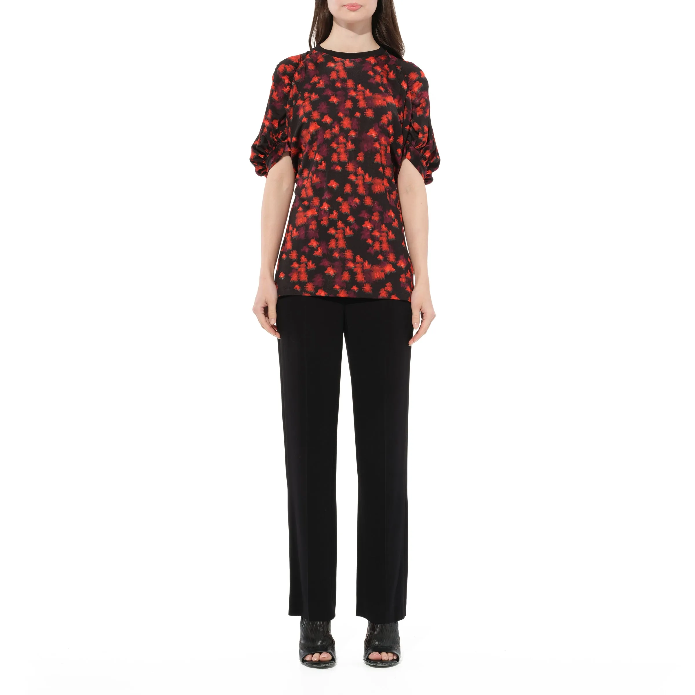 Short Sleeve Top in Multicolor sold by MARAIS product image thumbnail 4