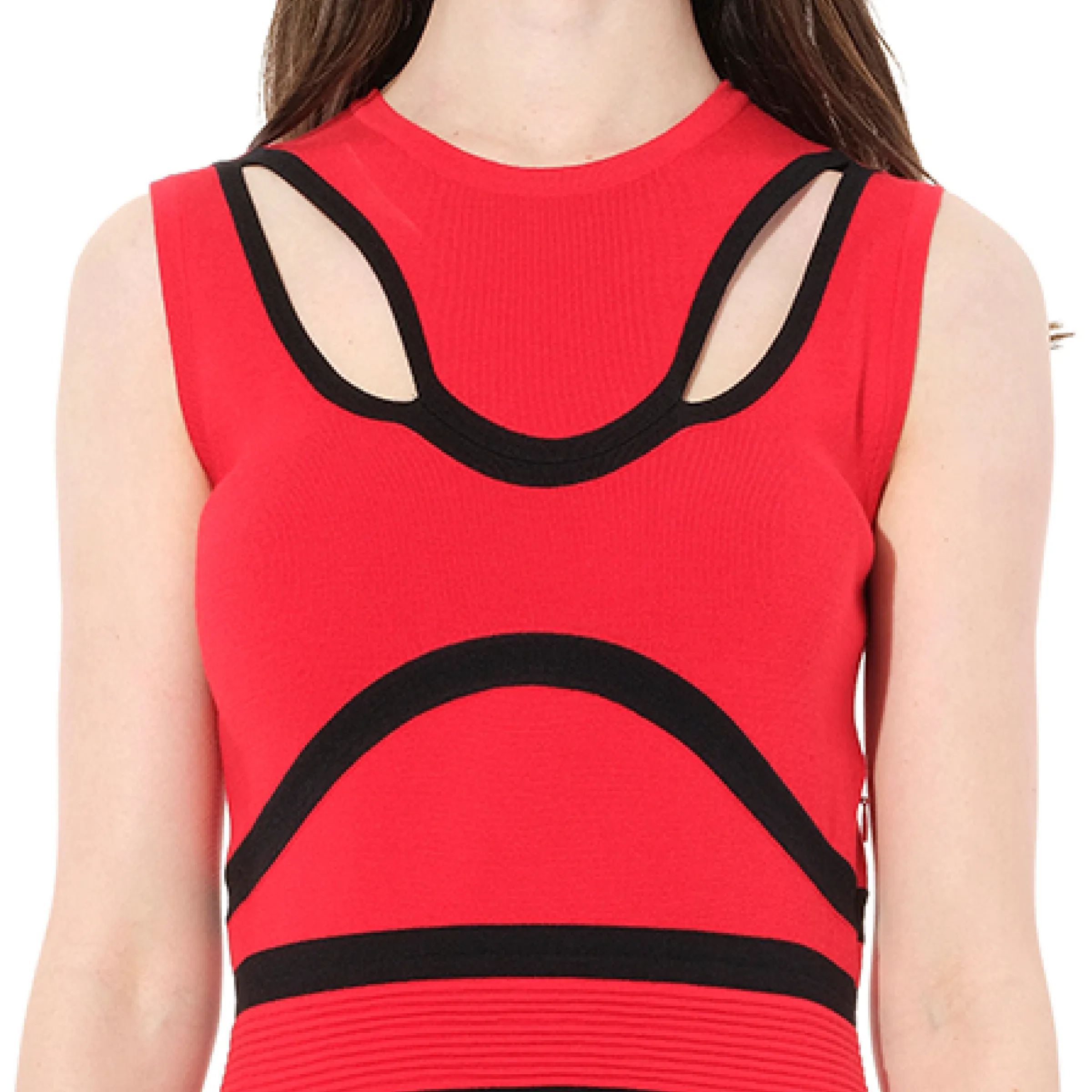Sleeveless Mini Dress in Red sold by MARAIS product image thumbnail 2