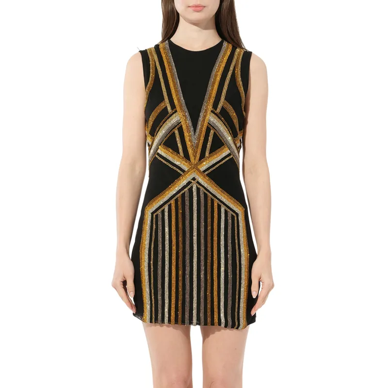 Dress in Black/Gold made by MARAIS