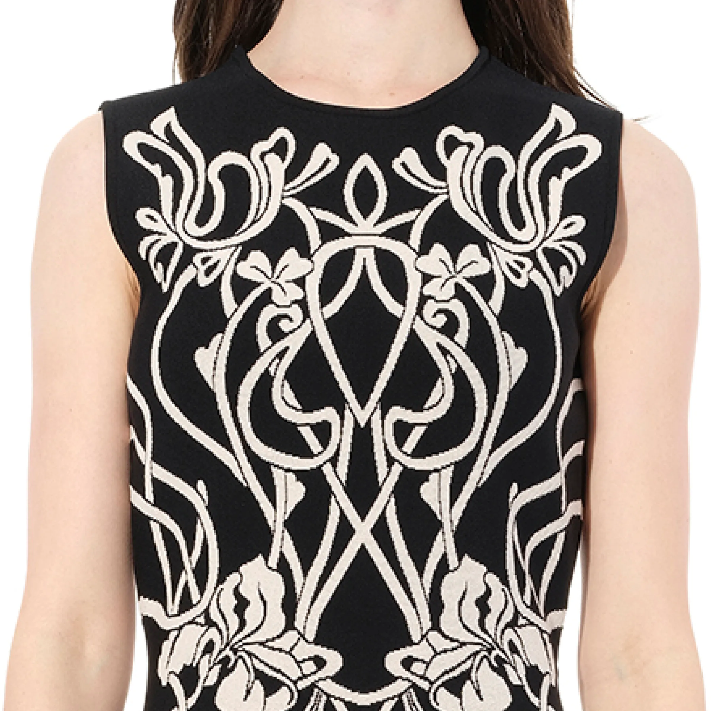 Sleeveless Mini Dress in Black sold by MARAIS product image thumbnail 2