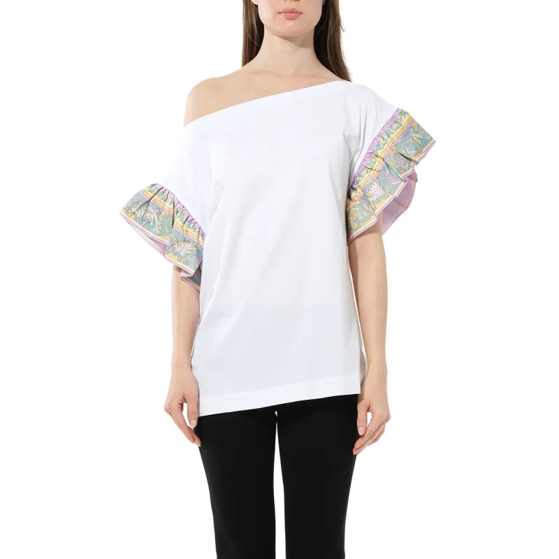 Short Sleeve Shirt in White sold by MARAIS