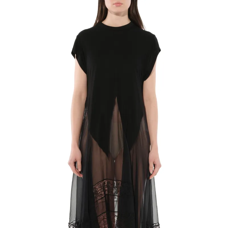 Short Dress in Black sold by MARAIS