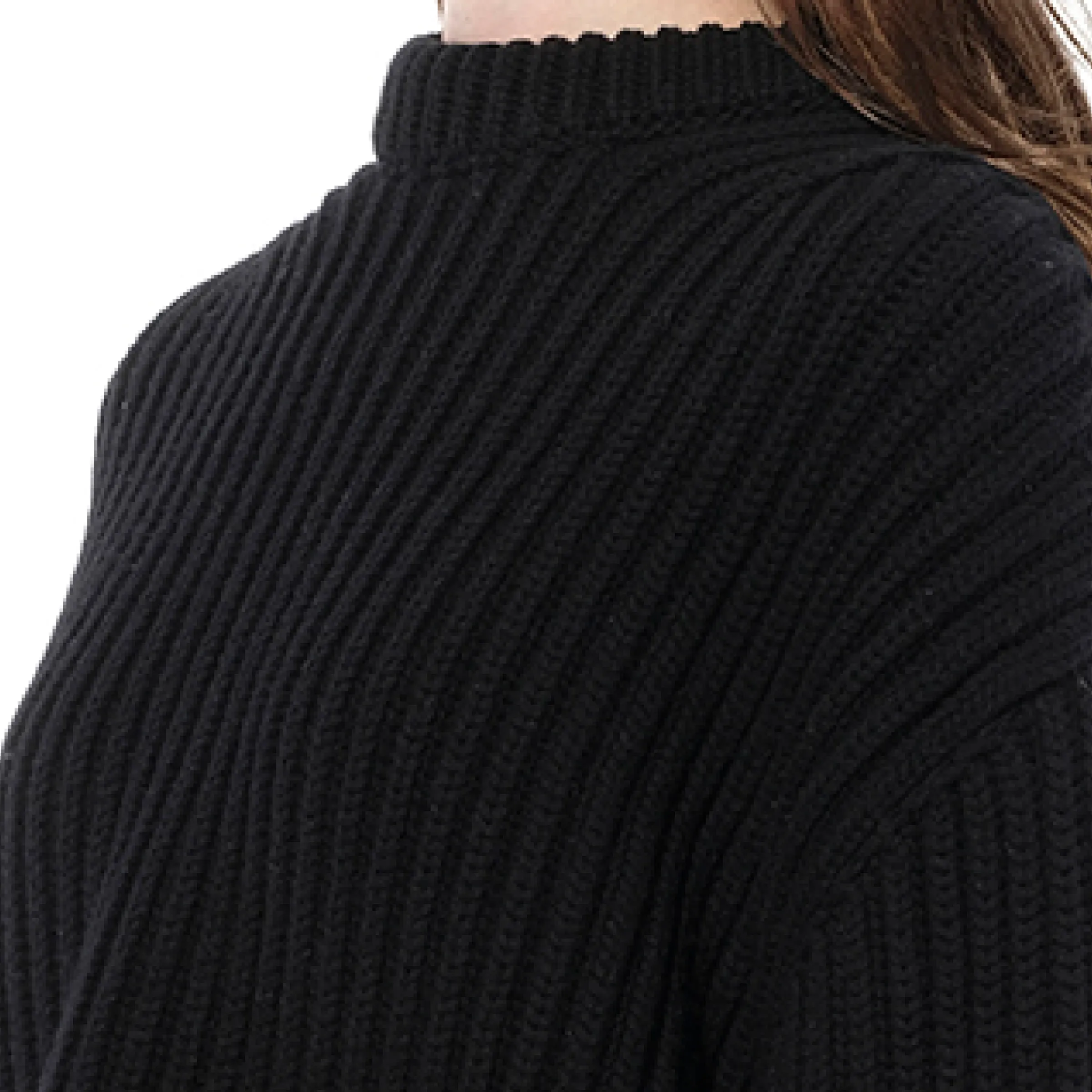 Chunky Rib Knitwear in Black sold by MARAIS product image thumbnail 2
